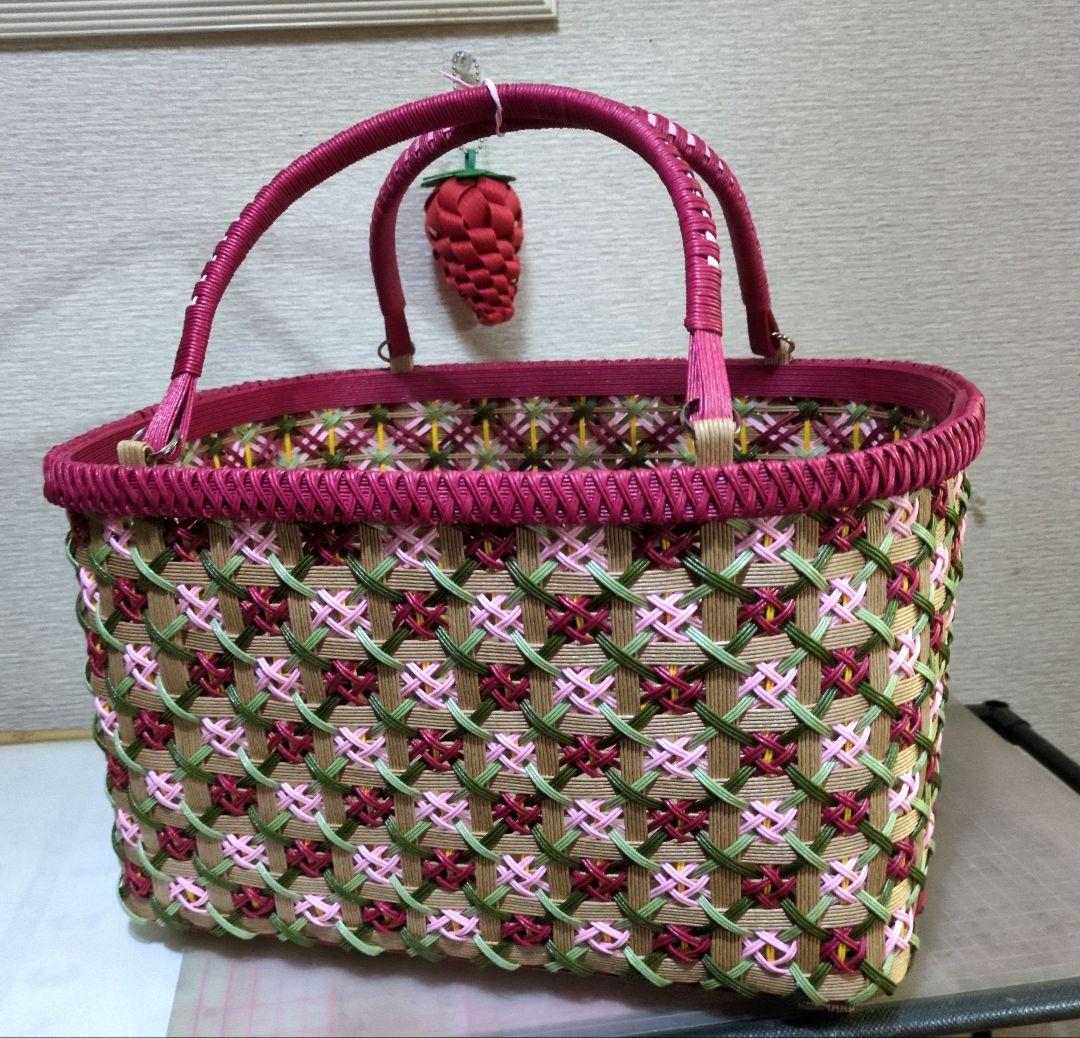 Mさま専用クラフトバンドかごバッグ特大size２個