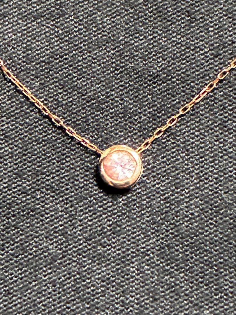 ば*✨様 K10ピンクゴールド　ピンクサファイア　 ペンダント ネックレス