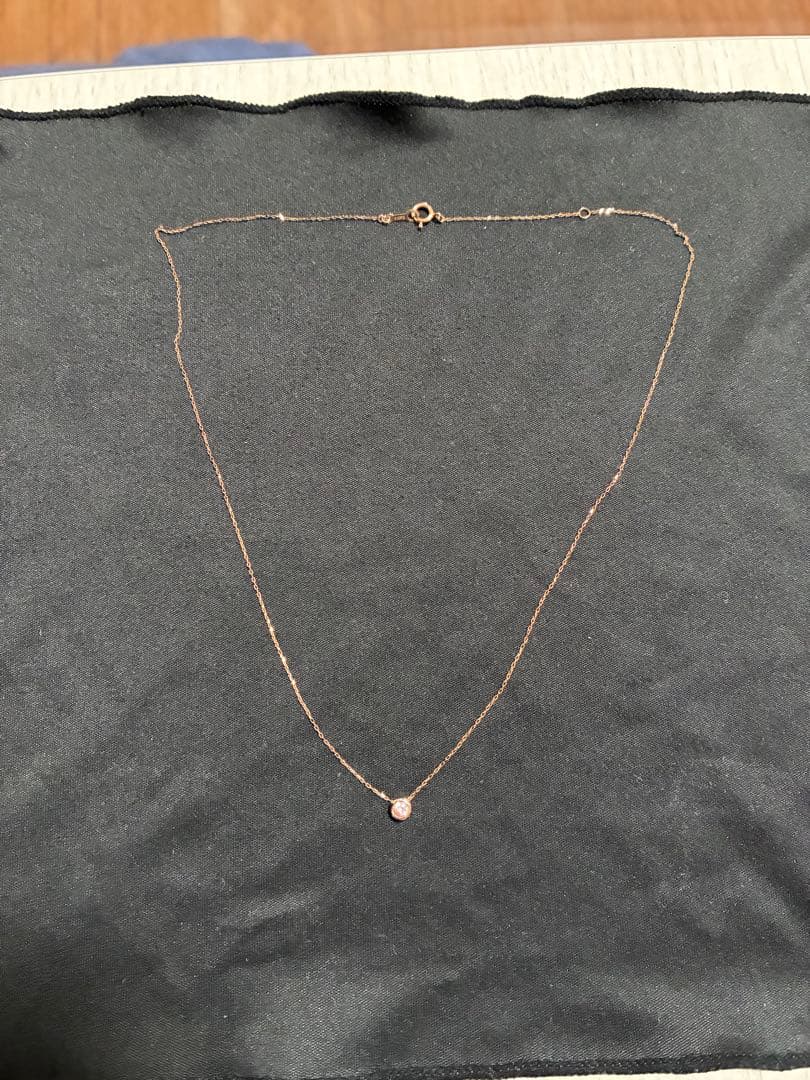 ば*✨様 K10ピンクゴールド　ピンクサファイア　 ペンダント ネックレス