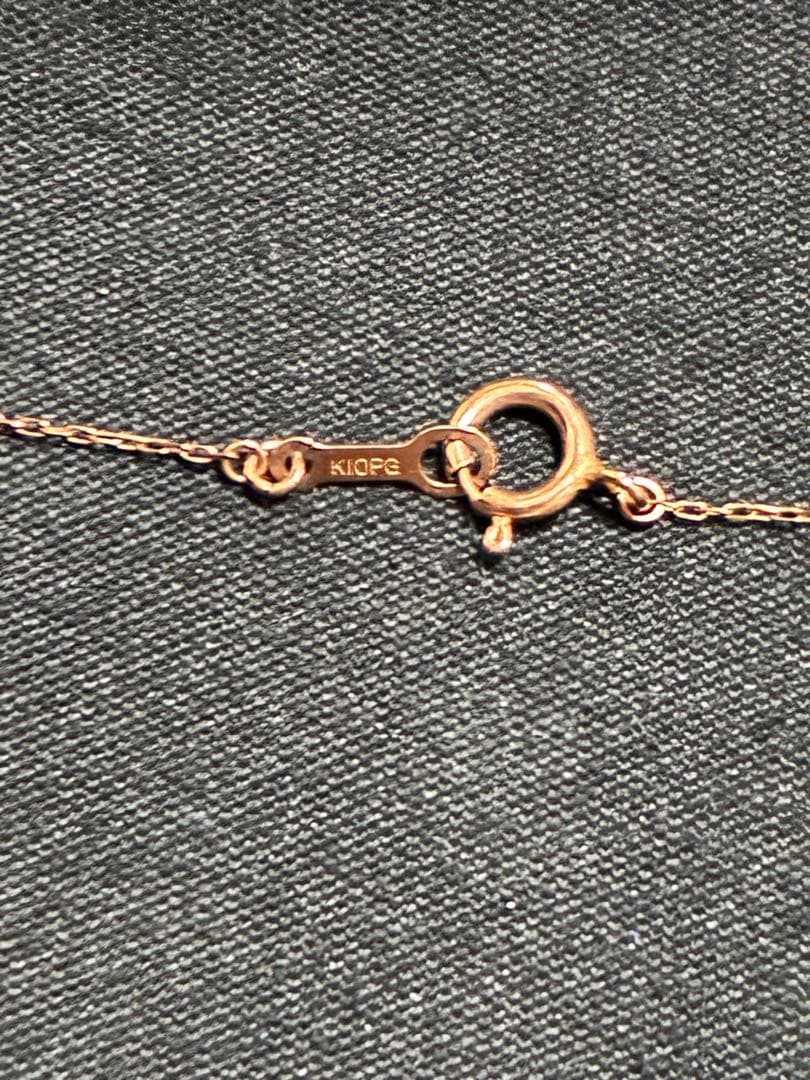 ば*✨様 K10ピンクゴールド　ピンクサファイア　 ペンダント ネックレス