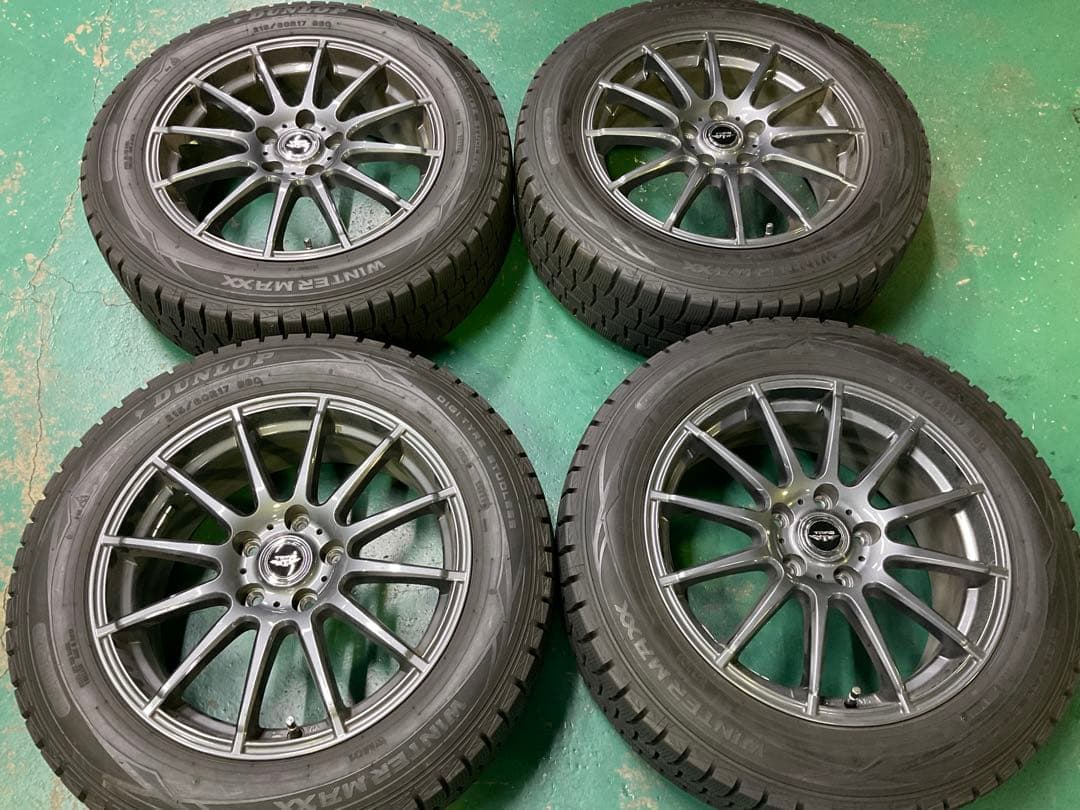 【送料無料】レクサス　UX 10系取り外し　215/60R17 中古4本セット