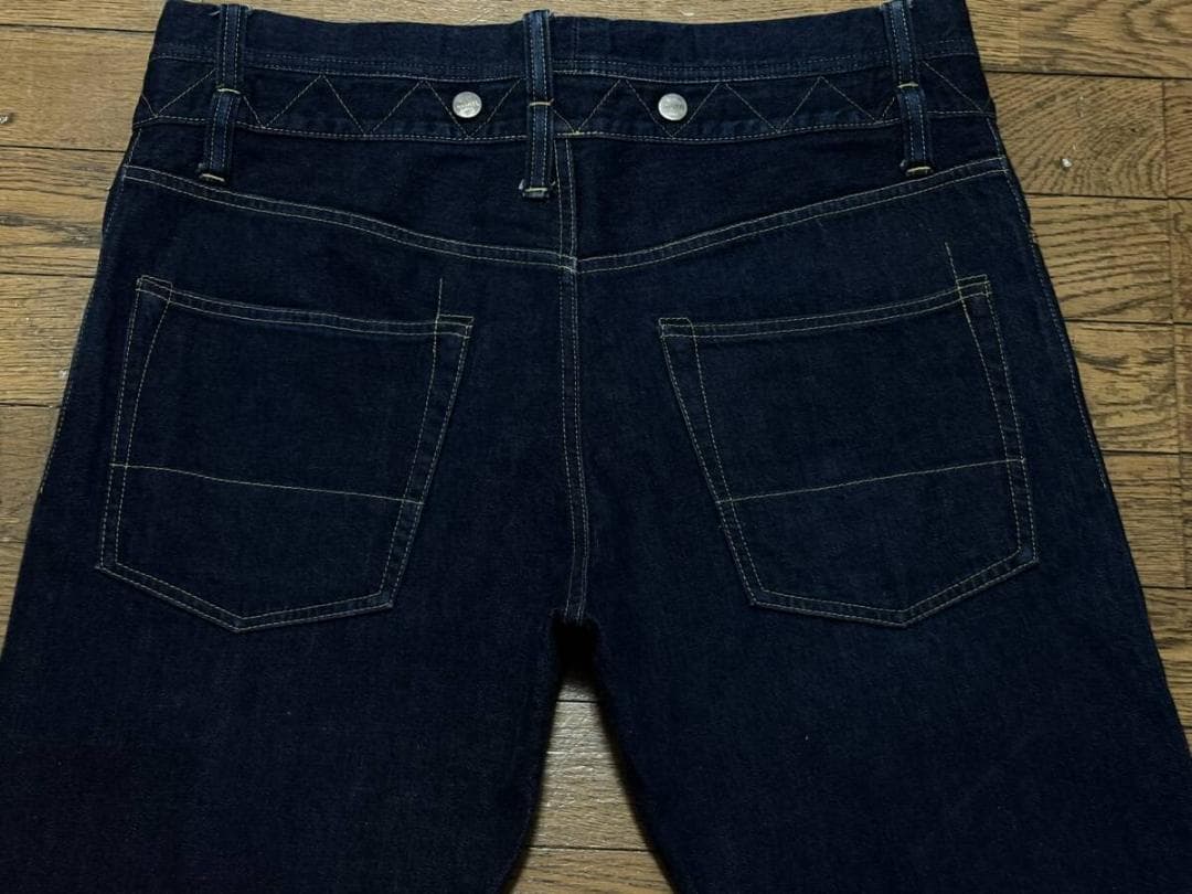 コムデギャルソン ガンリュウ EP-P005 サルエルデニムパンツ 濃紺 日本製