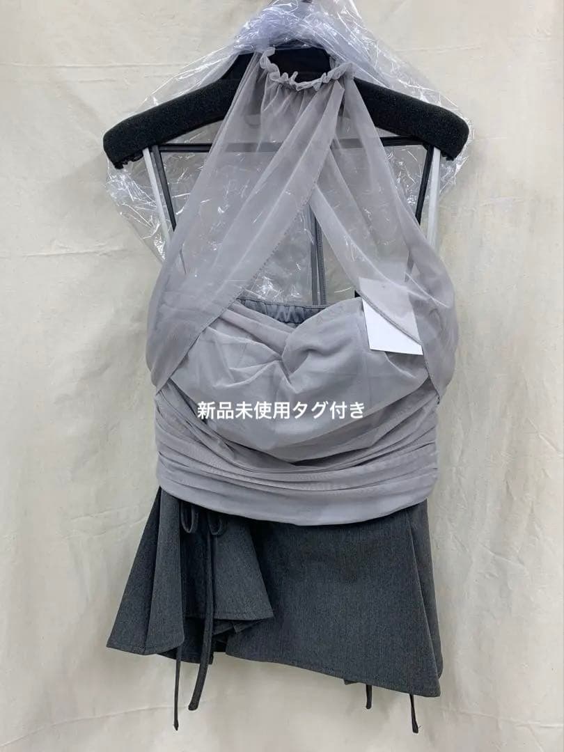 Sブルー 3386 ディア　ローブドフルールグロッシー　キャバドレスAngelR