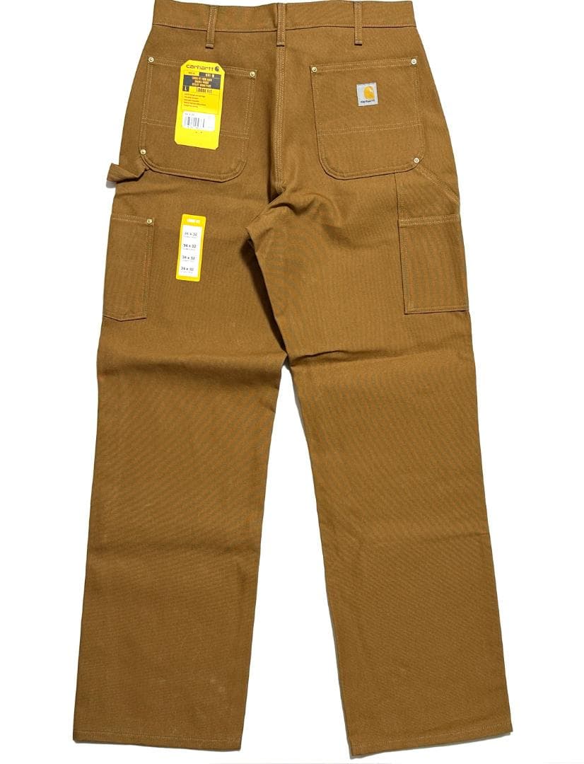新品 カーハート 米国製 B01フィルムダック ダブルニー パンツ W34L32