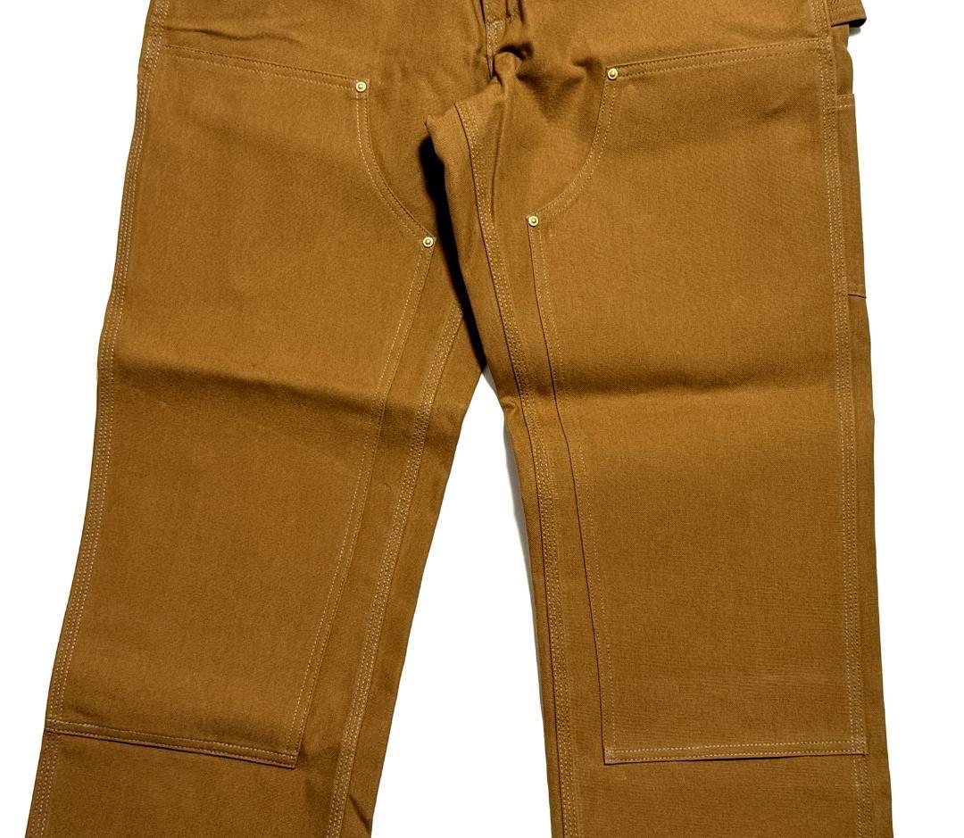 新品 カーハート 米国製 B01フィルムダック ダブルニー パンツ W34L32