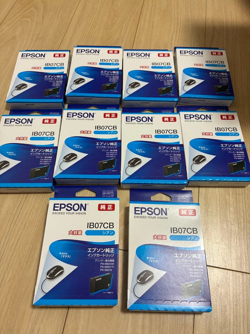 EPSON IB07インクカートリッジ 10個セット