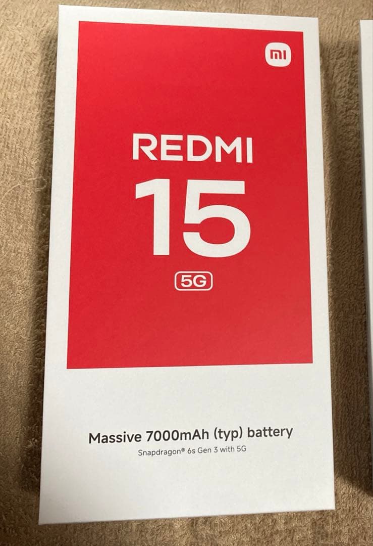 REDMI 15 5G◆1台◆ミッドナイトブラック◆新品未使用◆2台購入希望対応