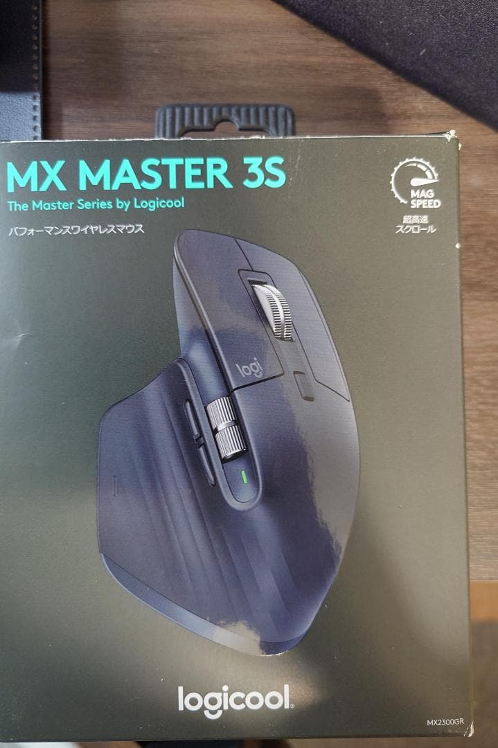 Logitech MX Master 3 ワイヤレスマウス 本体 付属品、箱あり