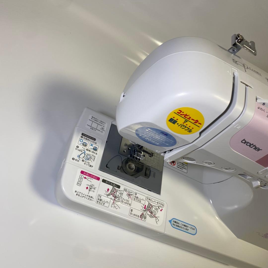 【極美品】brother ブラザー　コンピューターミシン　PS202　ピンク