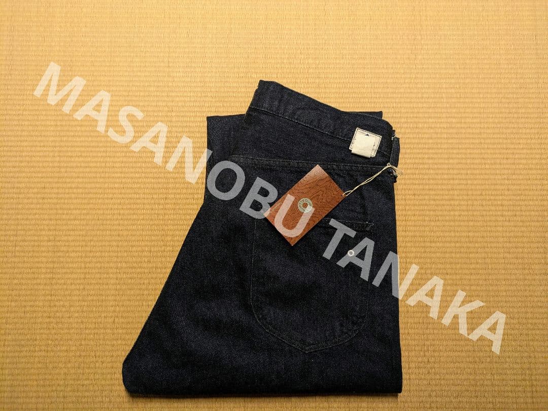 【サイズM】ポストオーバーオールズ　デニム　No.2ファイブポケット