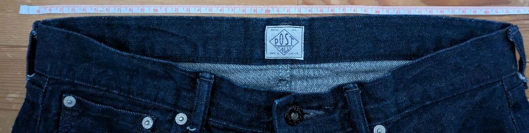 【サイズM】ポストオーバーオールズ　デニム　No.2ファイブポケット
