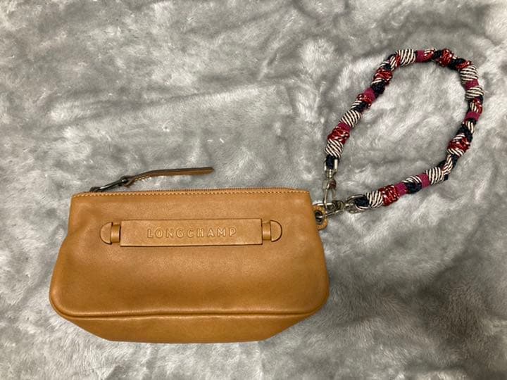 【未使用】LONGCHAMP 3D ポーチ クラッチバッグ & ストラップ