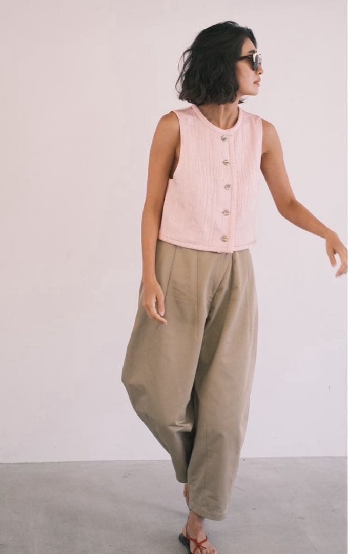 Nala ナラ cocoon chino チノパンMベージュ