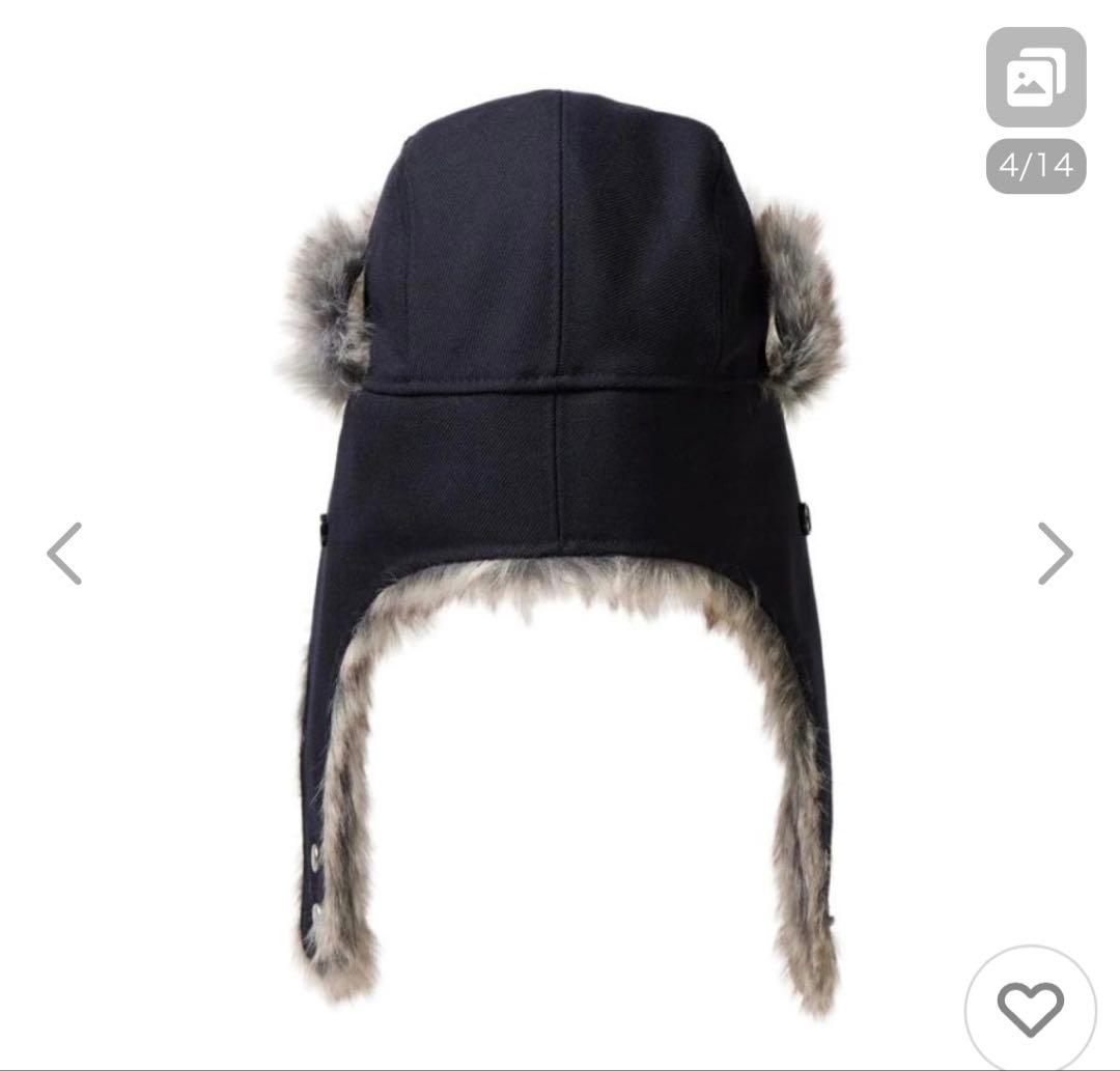 NEW ERA ネイビー フライトキャップ