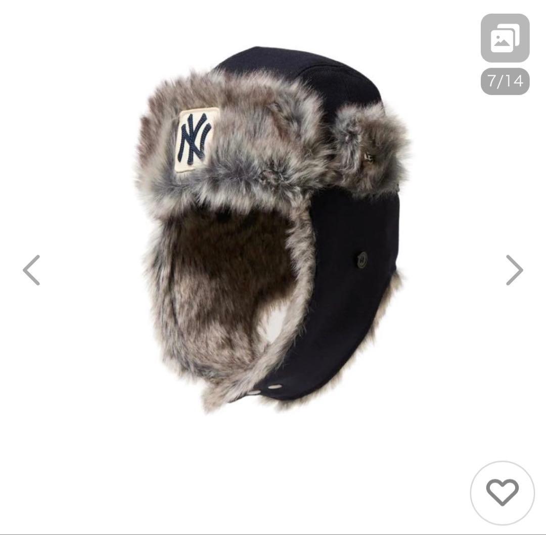 NEW ERA ネイビー フライトキャップ