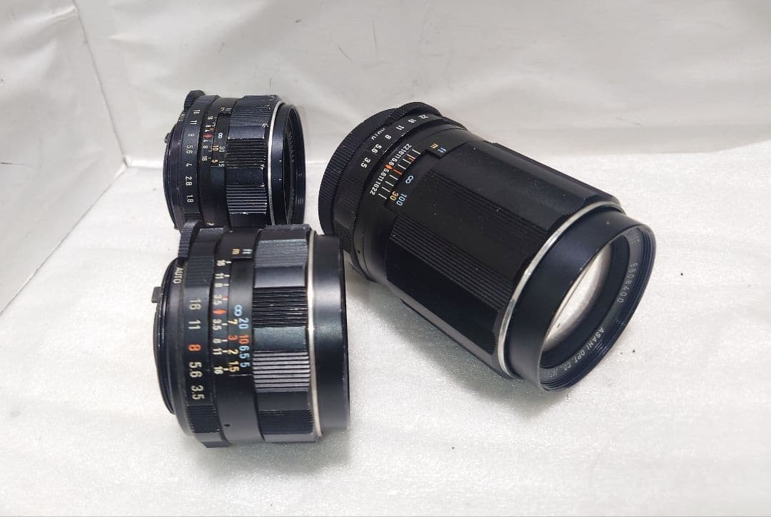 美品！3点★Pentax Super M TAKUMAR 28 55 135mm