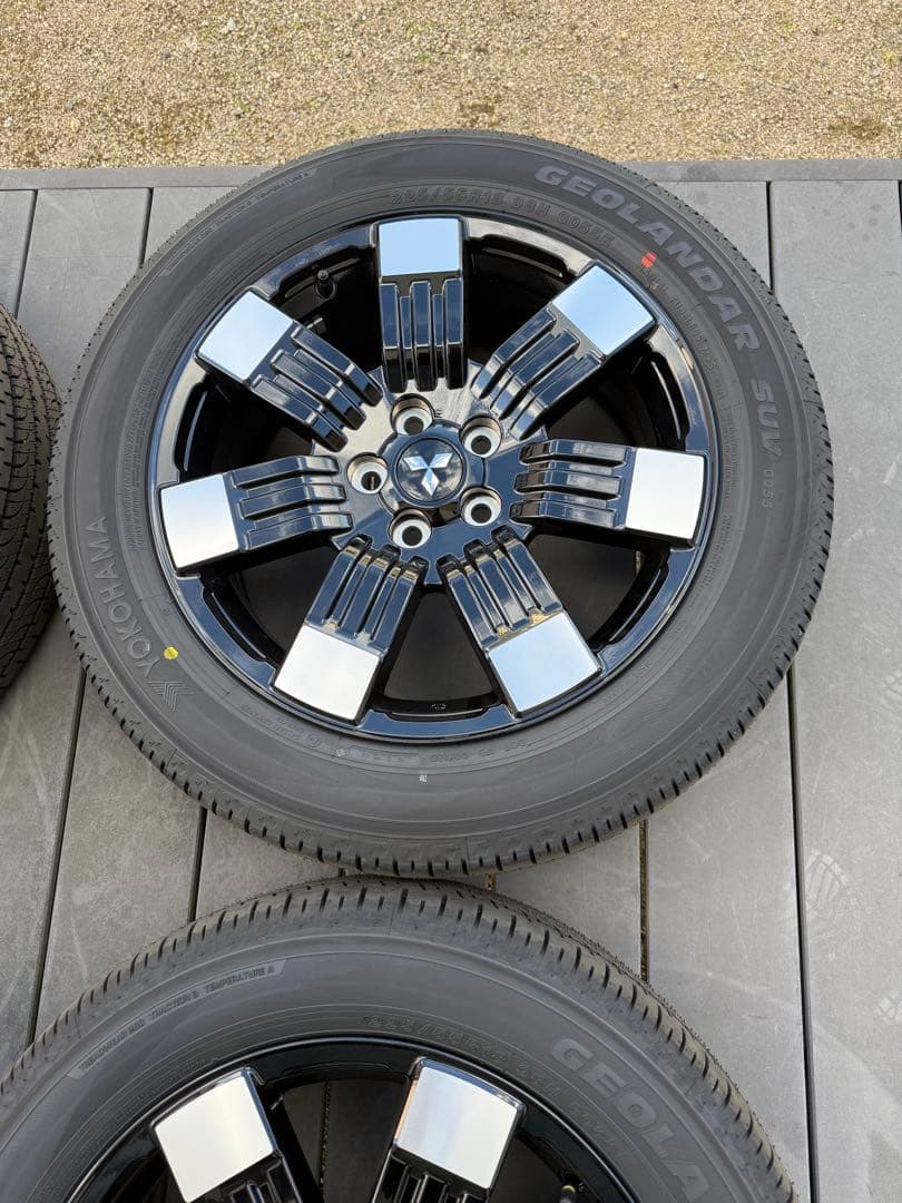 ①/4】2026式デリカd5 純正タイヤホイール4本セット新車外し グレードP