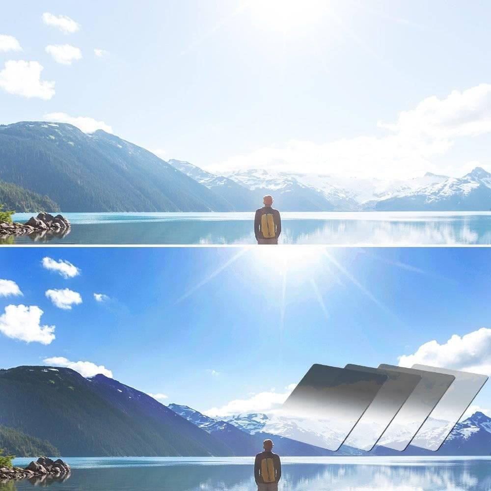 8枚入り角形フィルターセット + 9個のアダプターリング