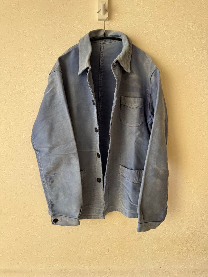 30s モンサンミッシェル　モールスキンジャケット　最高の色落ち！