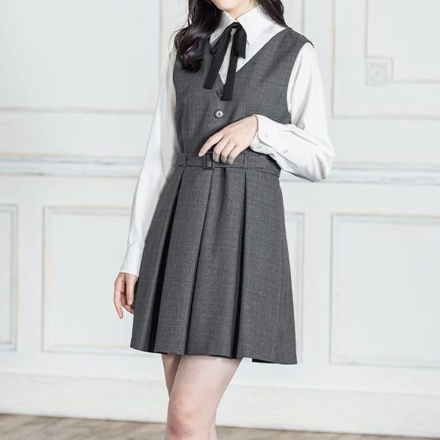 【美品】アリサナ フォーマル ワンピース キッズ 女の子 165 グレー