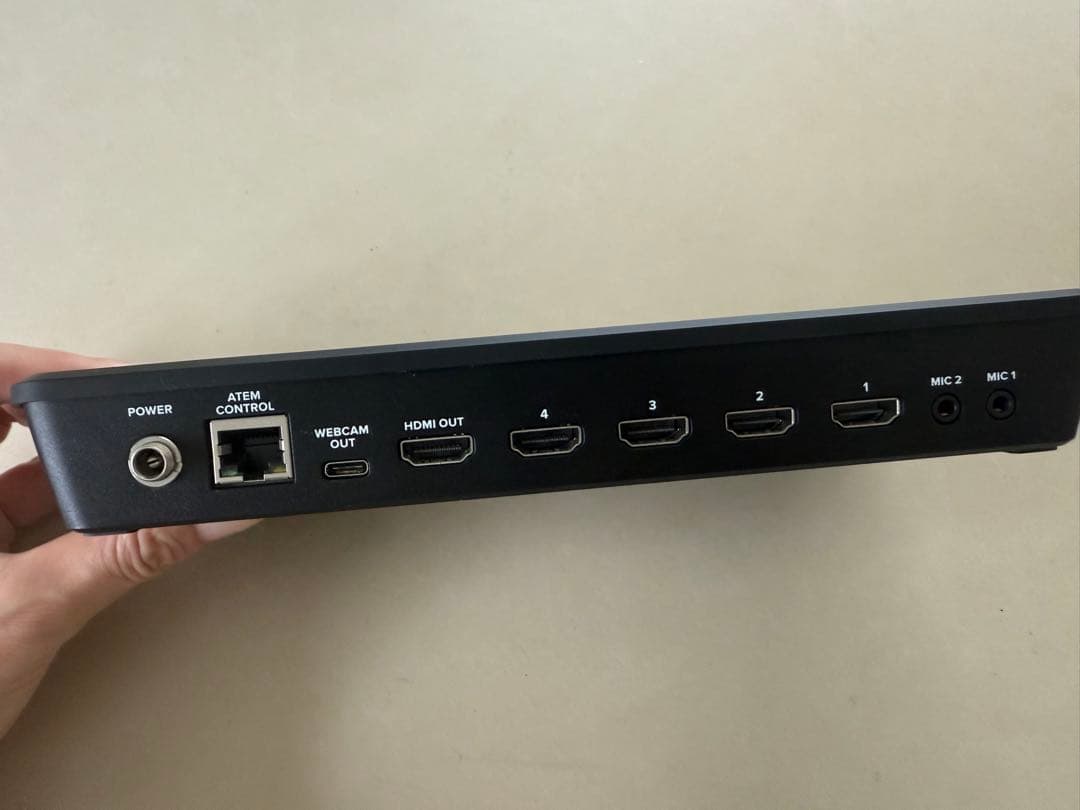 【美品】Blackmagicdesign ATEM Mini 本体ACアダプタ付