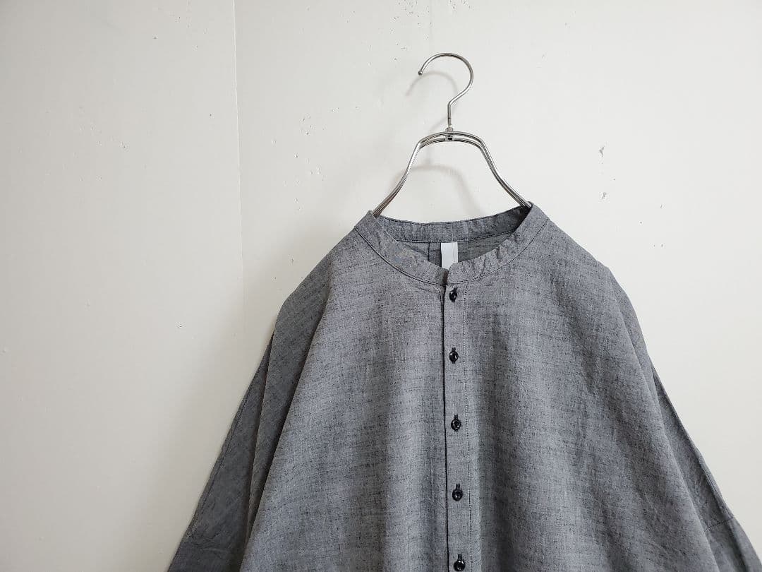 新品✨ナチュラルランドリー コードシャンブレー ランドスケープシャツ