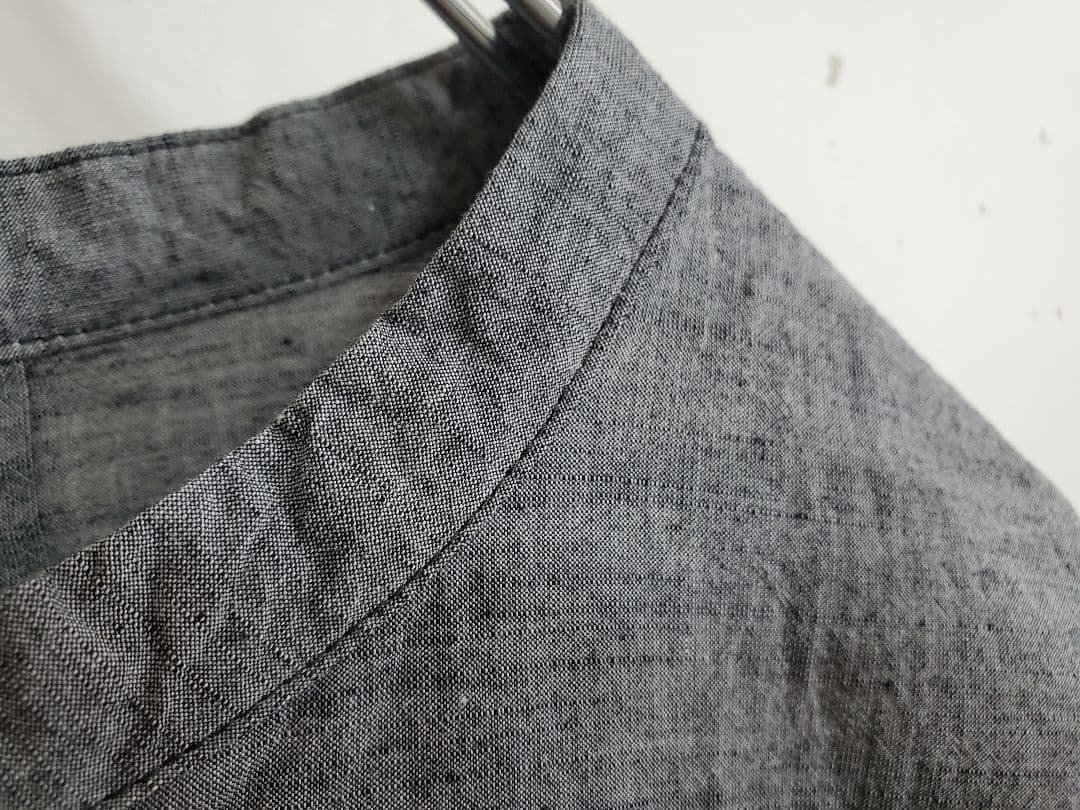 新品✨ナチュラルランドリー コードシャンブレー ランドスケープシャツ