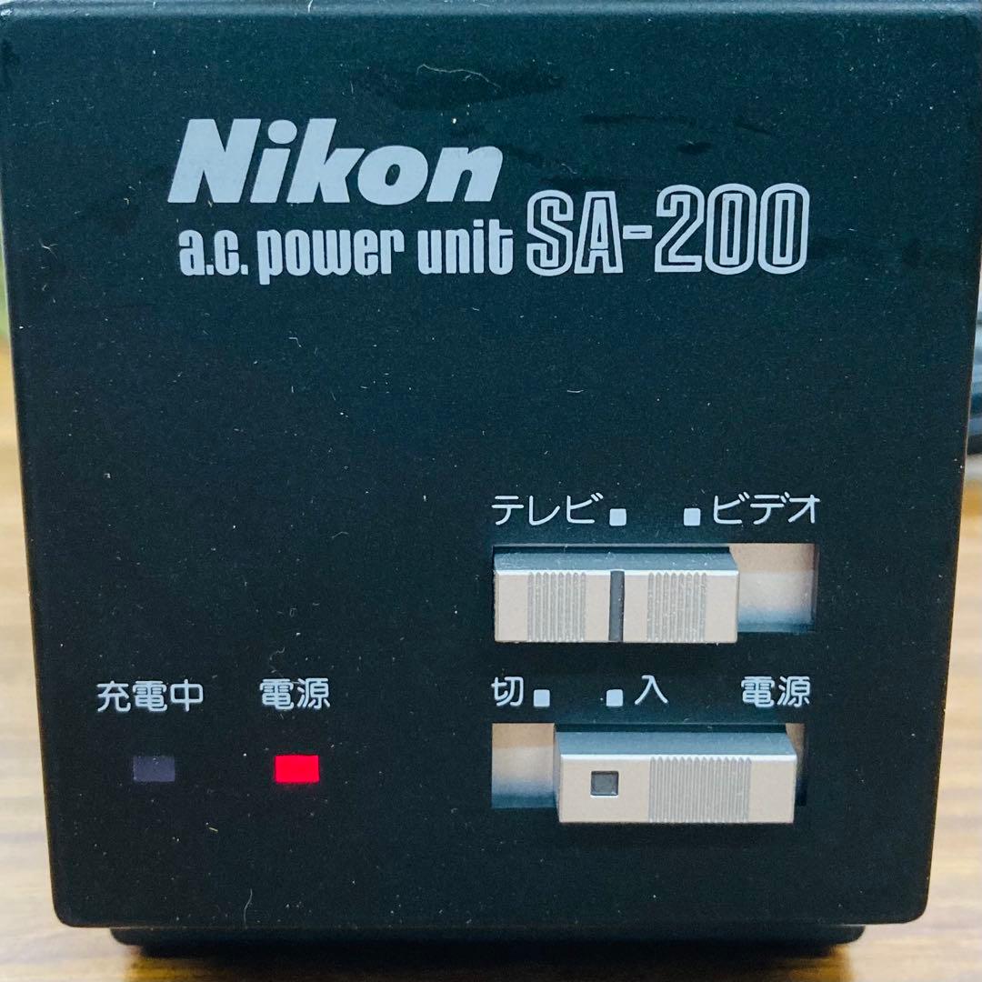 通電確認済 Nikon コンパクトビデオアクセサリーセット SA-200 く4