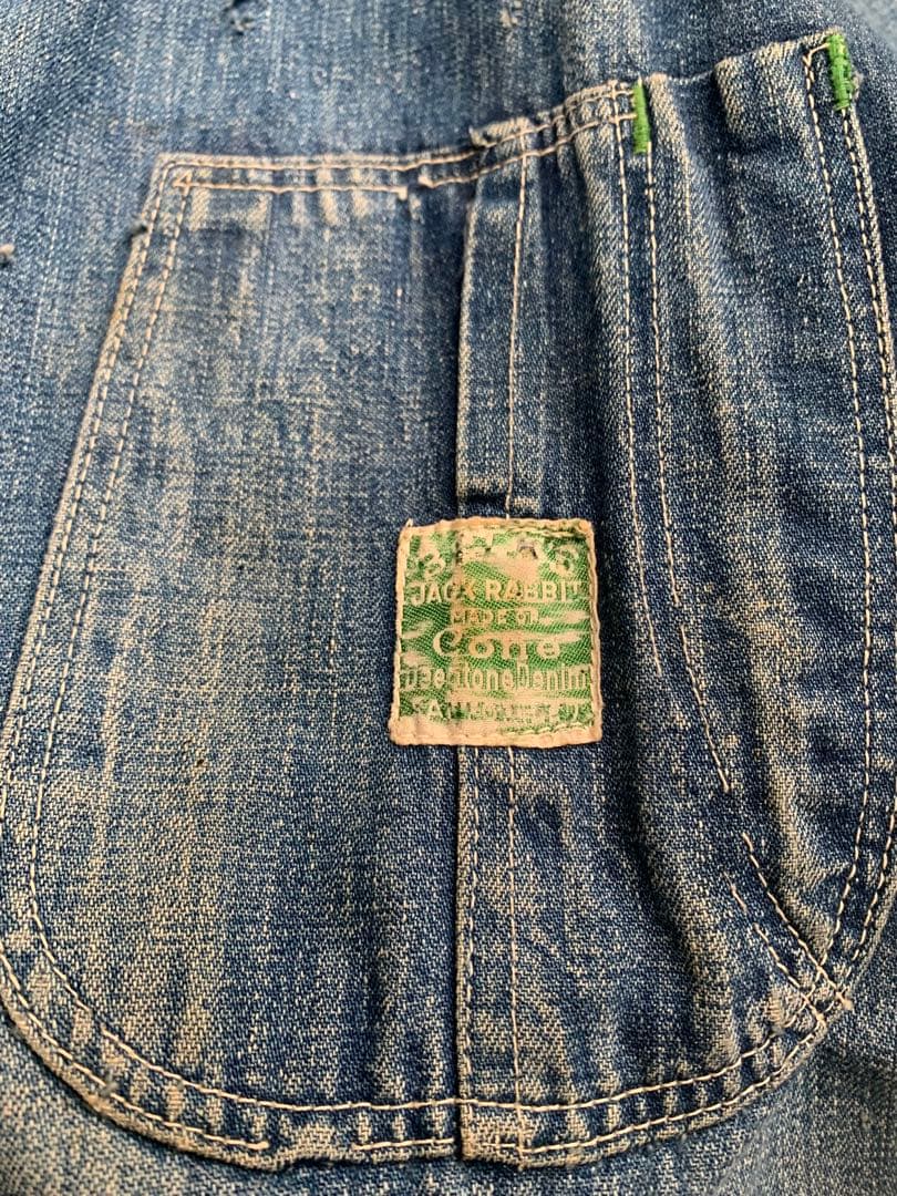 40s denim coveralls Cone mills コーンミルズ