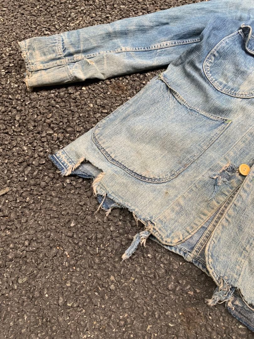 40s denim coveralls Cone mills コーンミルズ