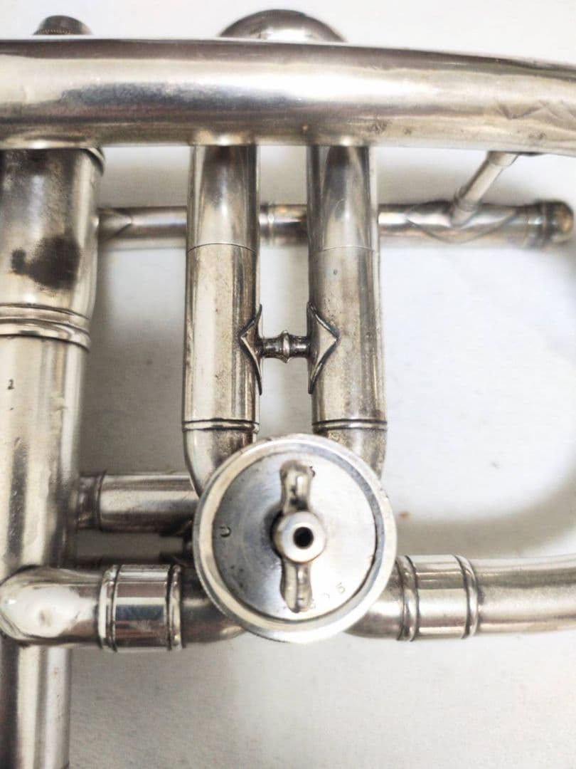 1917年製 C.G.Conn New Wonder C,Bb&Aコルネット