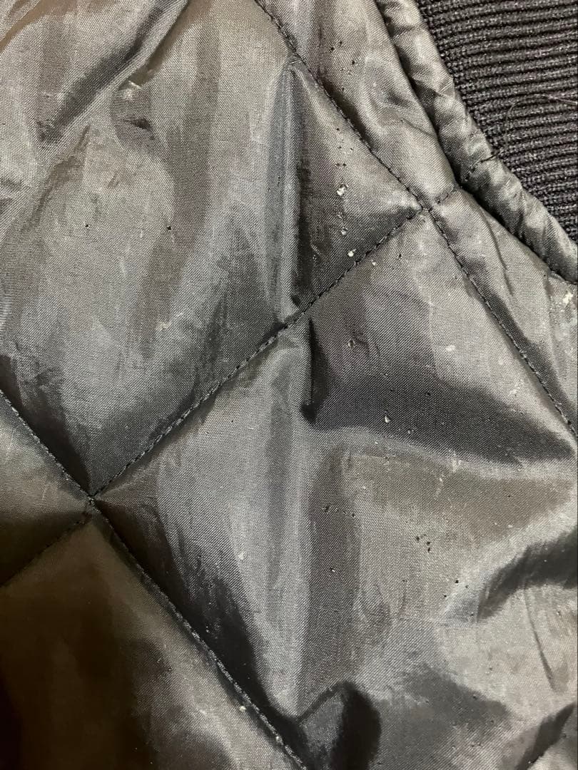 カーハート　ダックベスト　usa製　フェード　ボロ　ダークブラウン　中綿