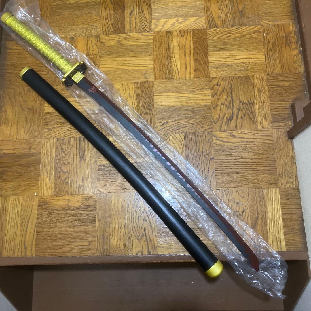 アニメ刀　鬼滅の刃 継国緑壱 日輪刀風　コスプレ刀　レプリカ刀　居合刀　オモチャ