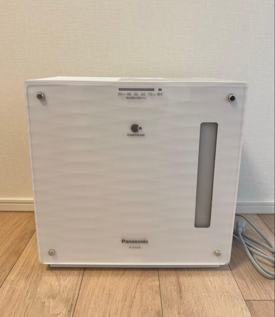 【美品】 Panasonic 気化式加湿機 FE-KXU05-W 2022年製