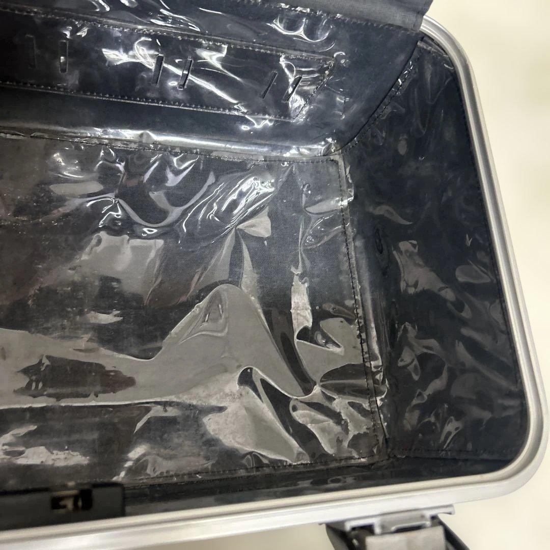 【希少品】ゼロハリーバートン　トランク　メイクボックス　シルバー