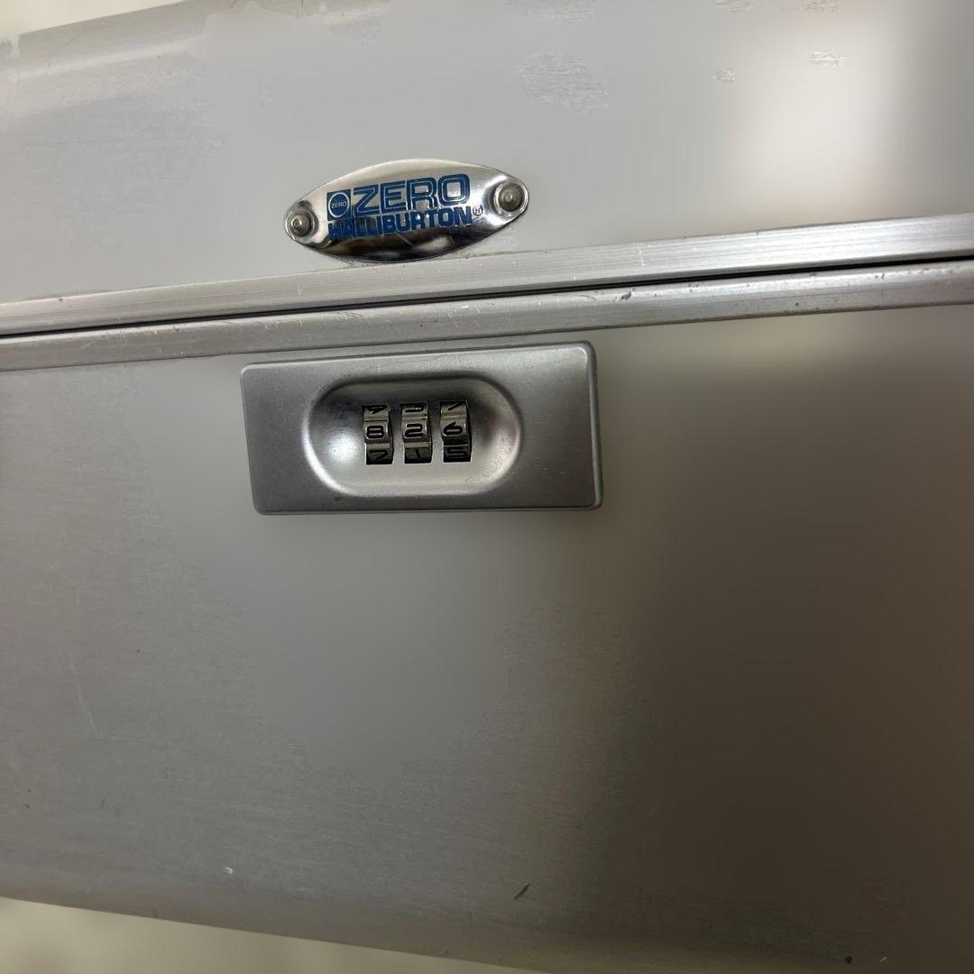 【希少品】ゼロハリーバートン　トランク　メイクボックス　シルバー