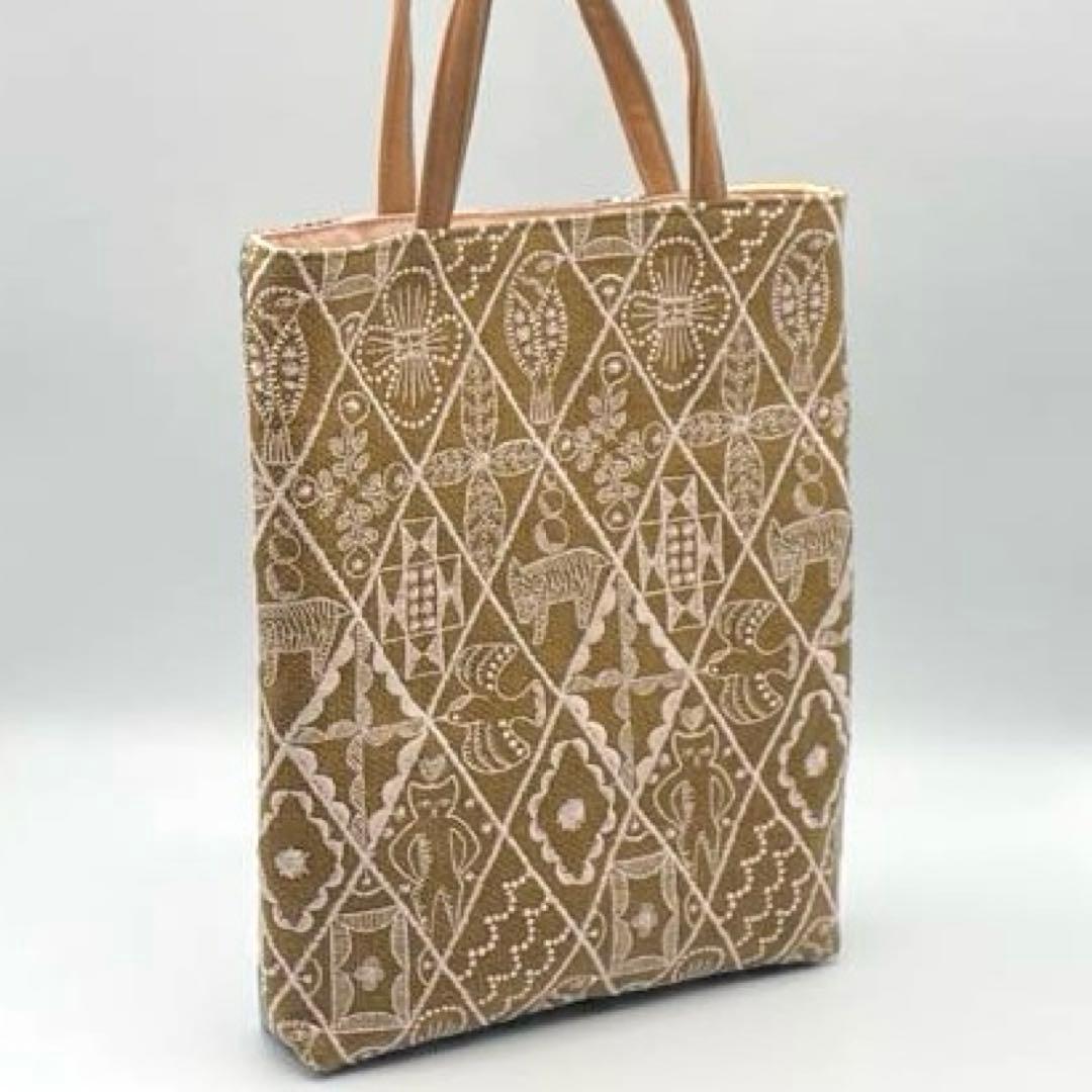 ㊺ミナペルホネン*パッチワーク ハンドメイド バッグ