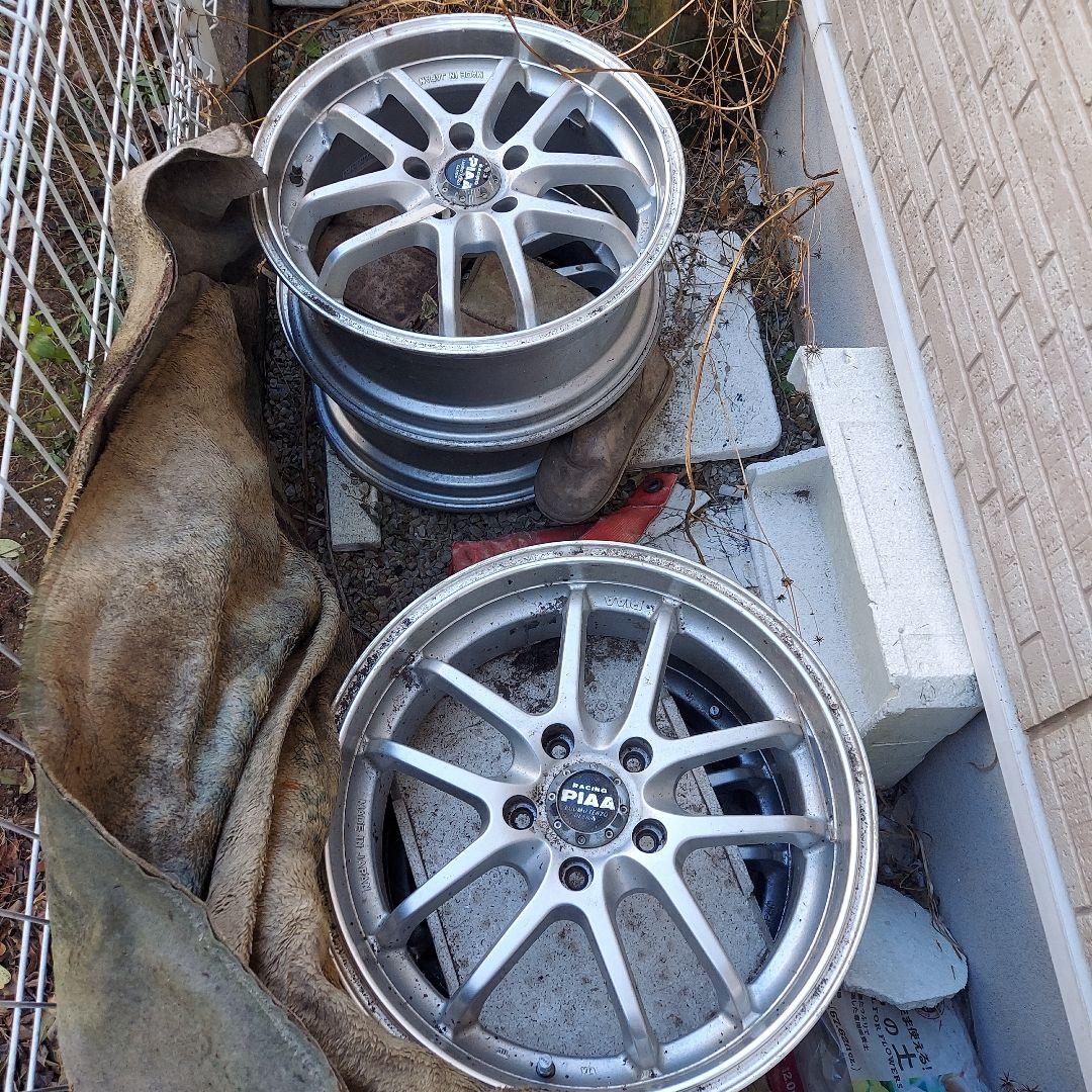 珍品！レア物　PIAA 17インチ ホイール 5本スポークデザインおしゃれに