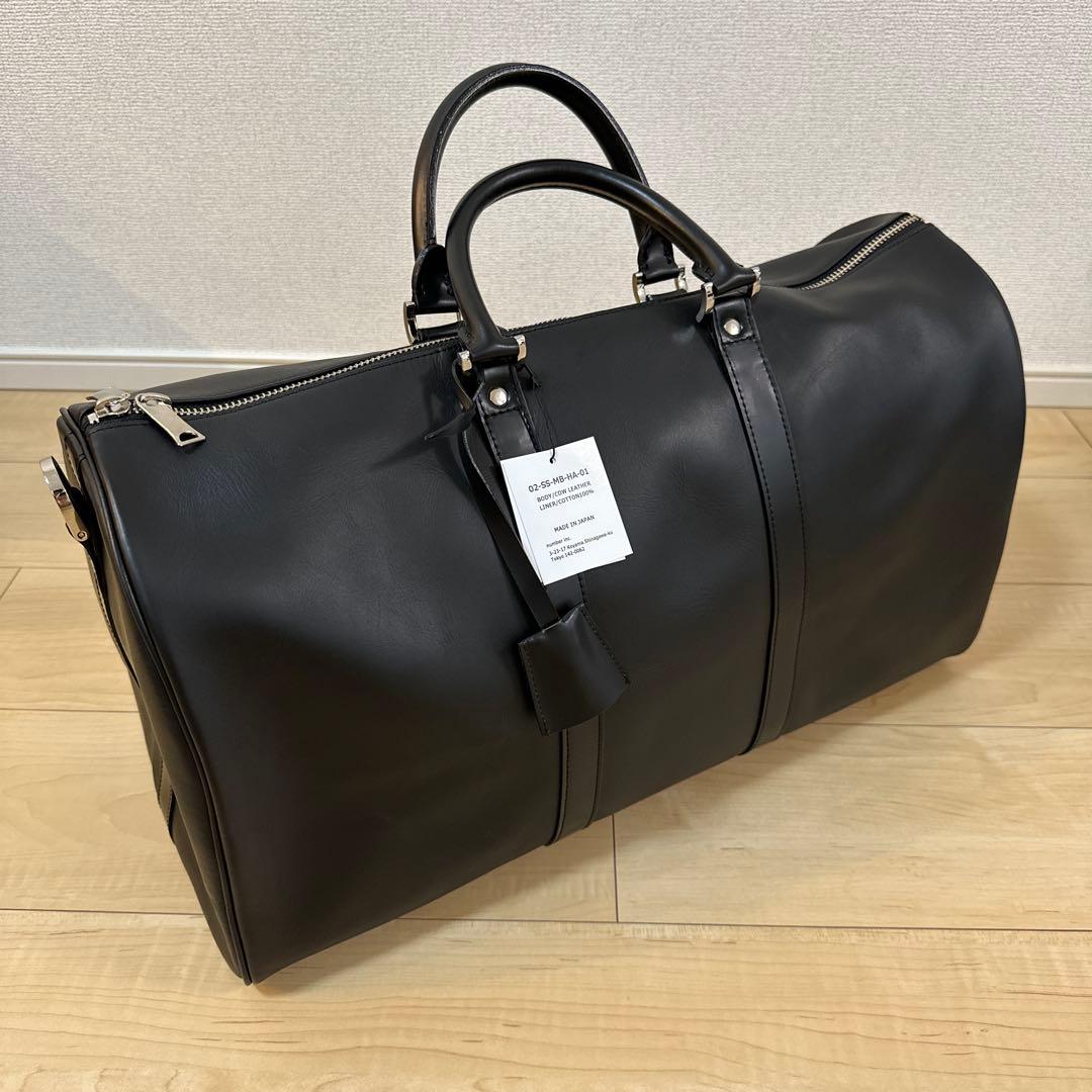 【新品】MBハイエンドトラベルバッグ　レザー　ブラック