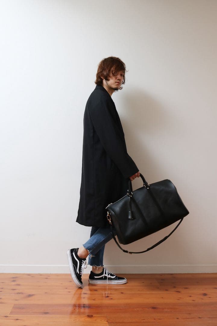 【新品】MBハイエンドトラベルバッグ　レザー　ブラック