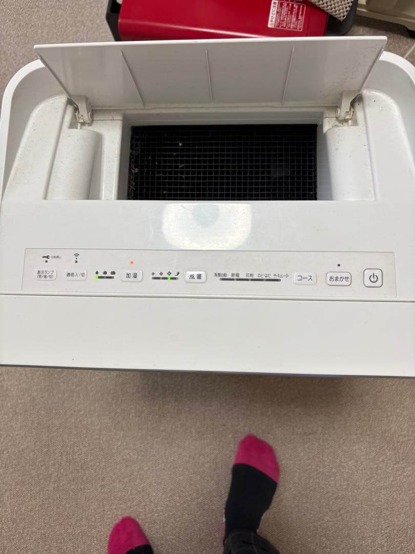空気清浄機加湿機能付き
