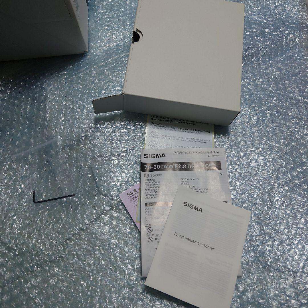 【美品】SIGMA 70-200mm F2.8 DG DN OS ソニーE