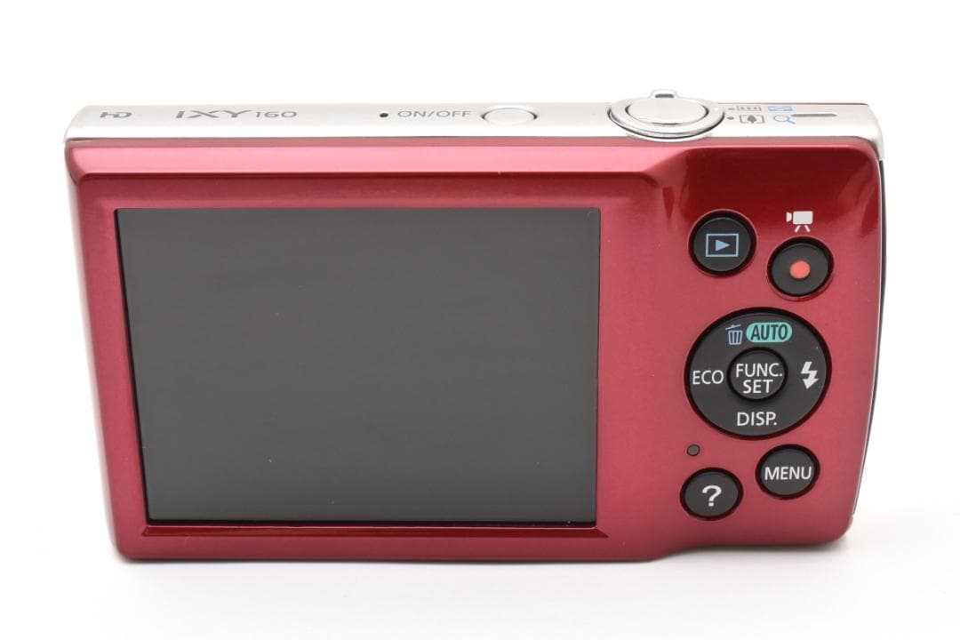 超美品 Canon IXY 160 コンパクトデジタルカメラ レッド キヤノン