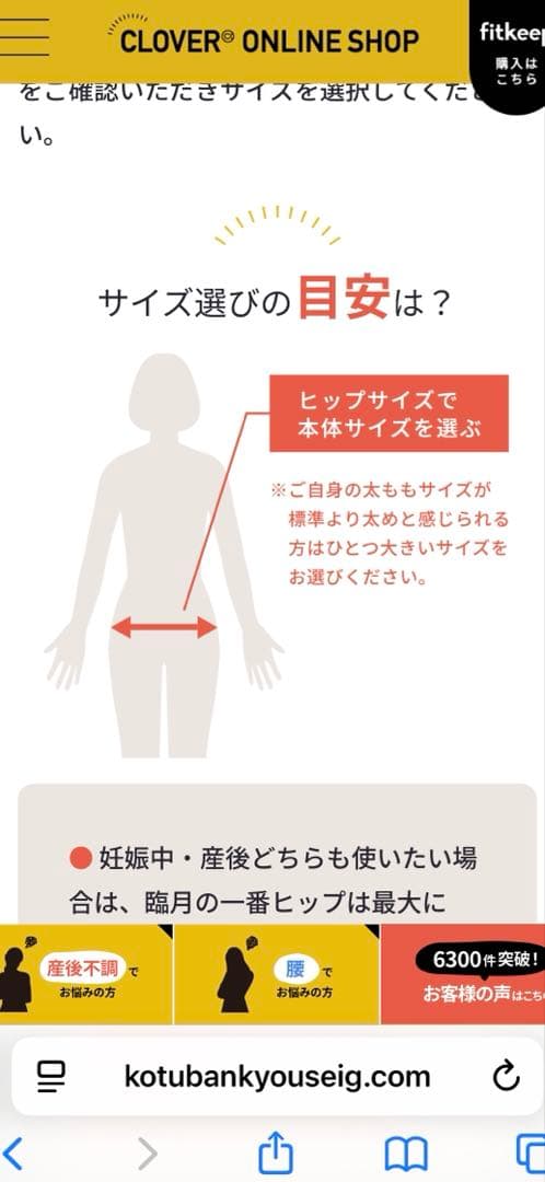 FIT KEEP2 フィットキープ2 骨盤ベルト