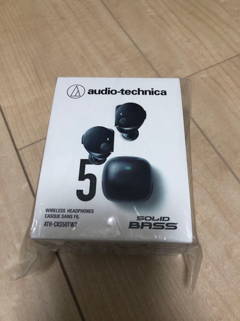 【新品未開封】オーディオテクニカ ワイヤレス ATH-CKS50TW2 BK