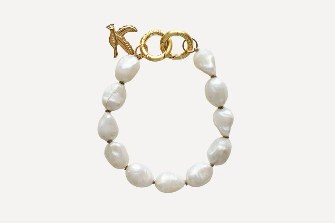 【LOUVINI】 ハンドストラップ　PETIT ROMY　PEARL