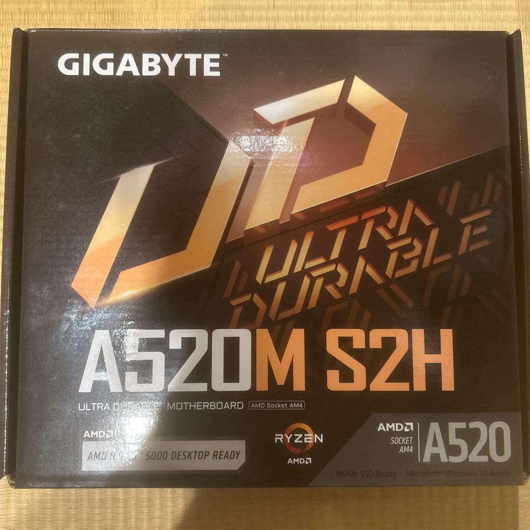 【未使用】GIGABYTE A520M S2H マザーボード