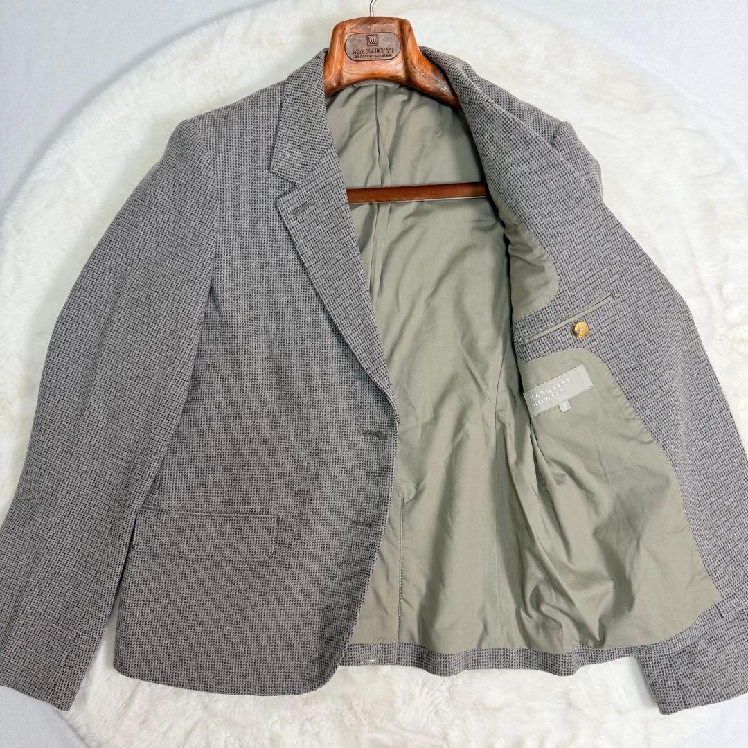 【美品】MARGARET HOWELL マーガレットハウエル ウールジャケット