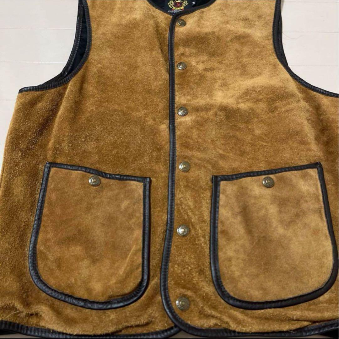 米国製 Schott メンズM レザーベスト ショット