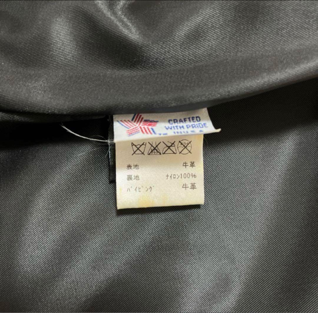 米国製 Schott メンズM レザーベスト ショット